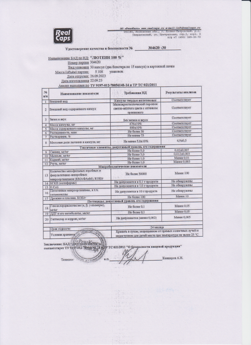 Паспорт №092023